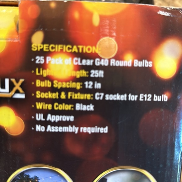 Brand New String Patio Lights - Picture 7 of 7